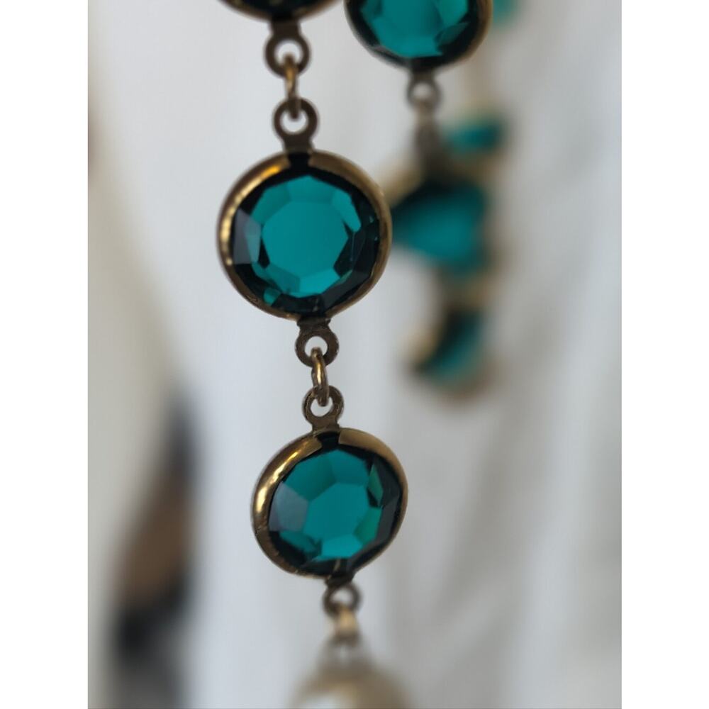 Stunning!!! Chanel Gold-Plated Vintage 1981 Gripoix & Faux Pearl Necklace - Picture 4 of 14